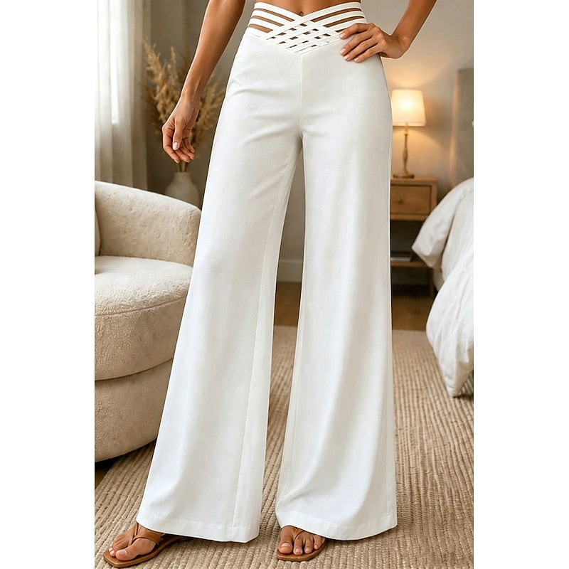 Priscilla | High-Waist Wide-Leg Trousers Image