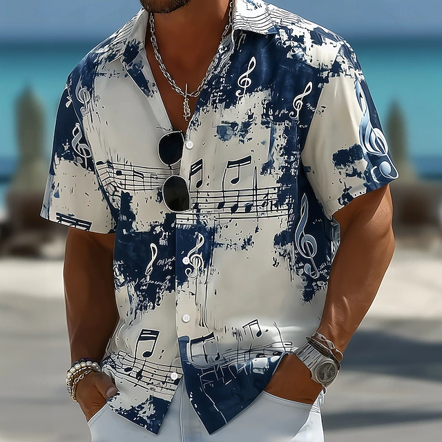 Roland | Artistic Print Short-Sleeve Shirt Image
