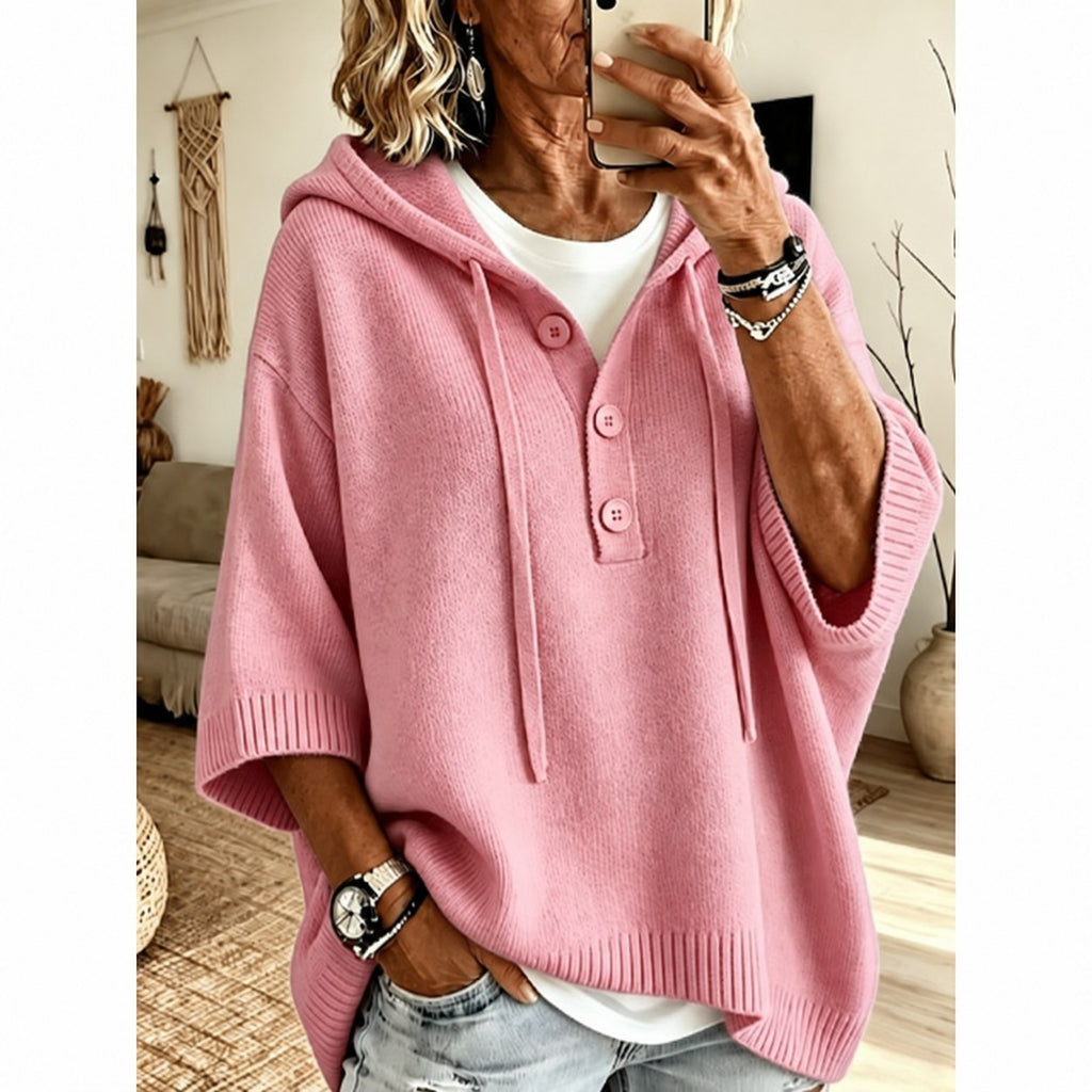 Brooklyn | Relaxed Hooded Knit Sweater