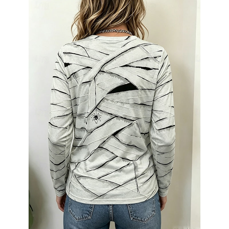 Wanda | Playful Halloween Long-Sleeve Top Image
