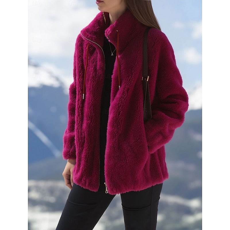 Freya | Cozy Zip-Up Coat Image