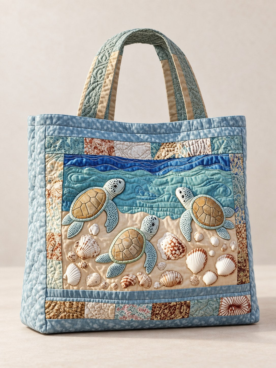 Teresa | Ocean Turtle Art Tote Bag Image