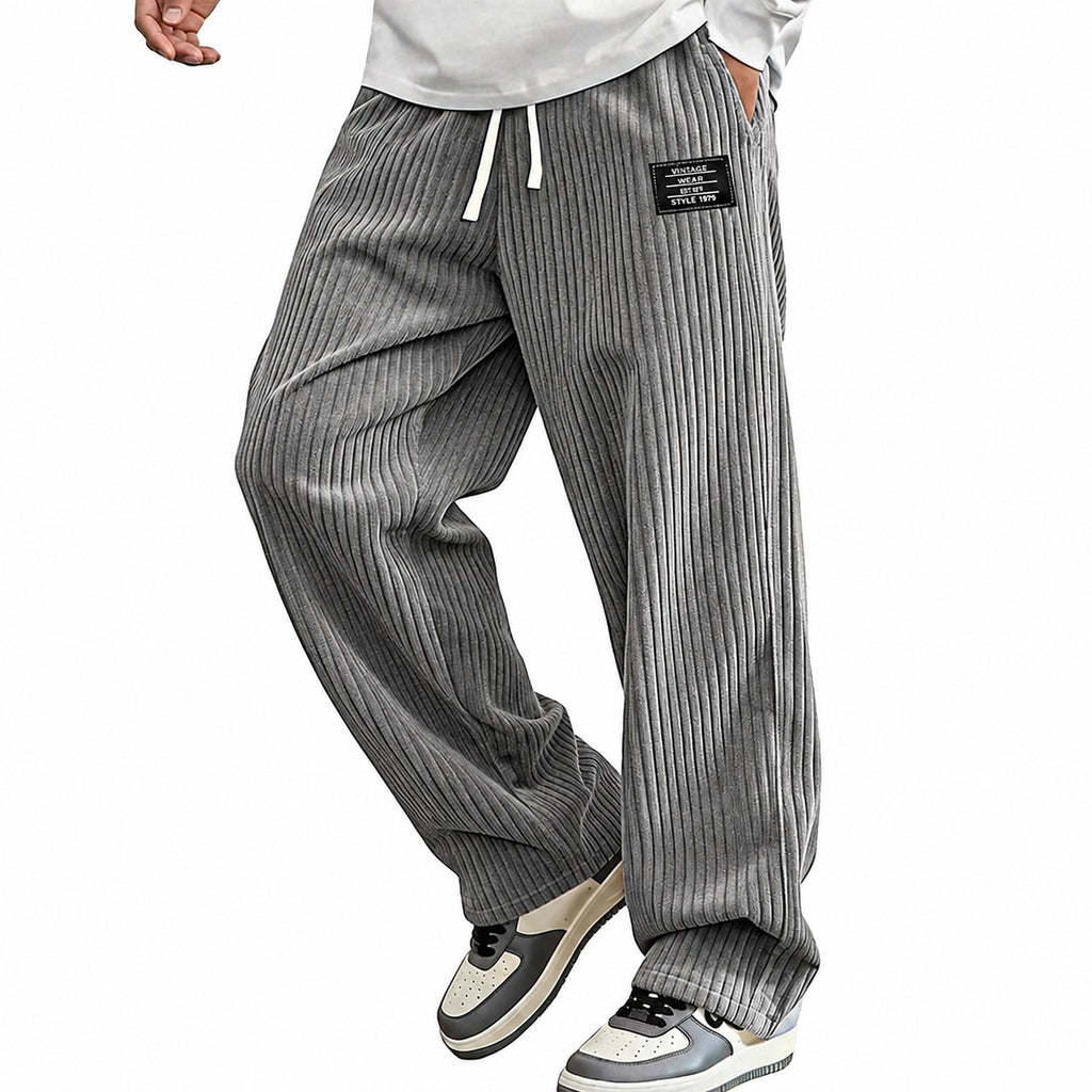 Damian | Relaxed Ribbed Comfort Pants