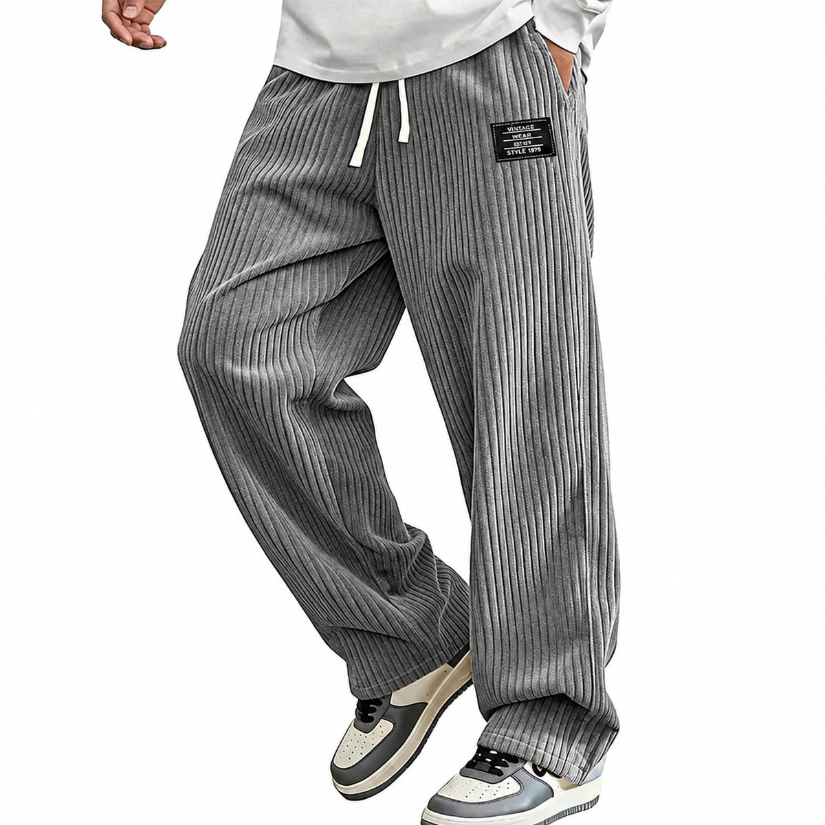 Damian | Relaxed Ribbed Comfort Pants