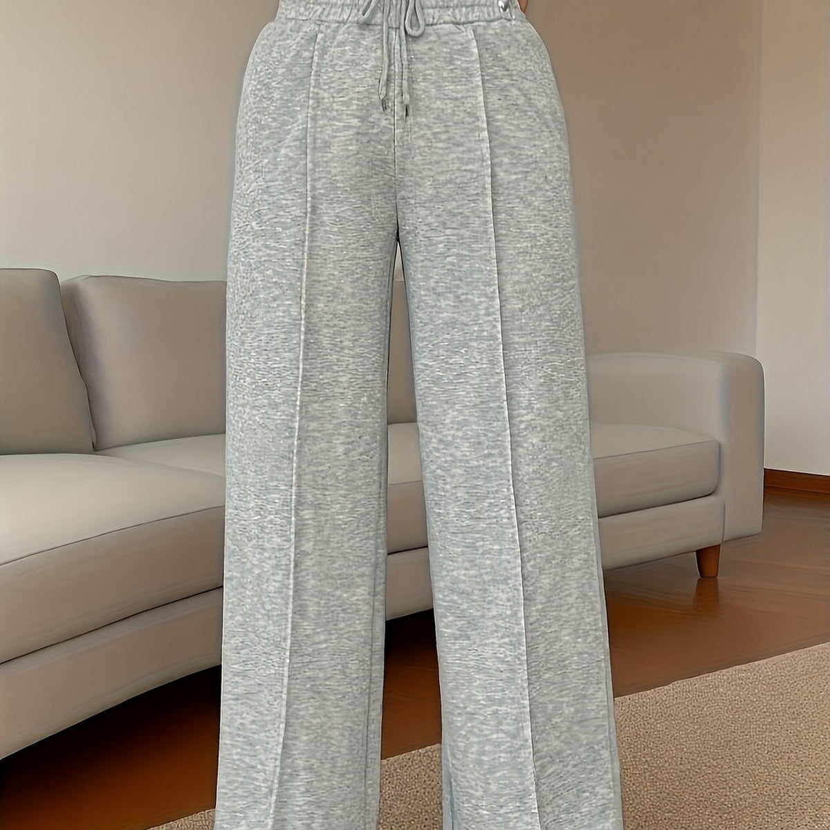 Rebecca | Cozy High-Waisted Wide-Leg Pants