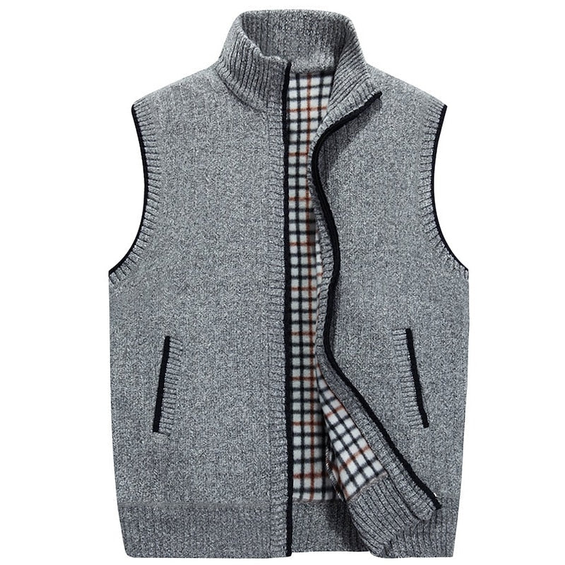 Otis | Cozy Stand-Collar Zip Vest Image