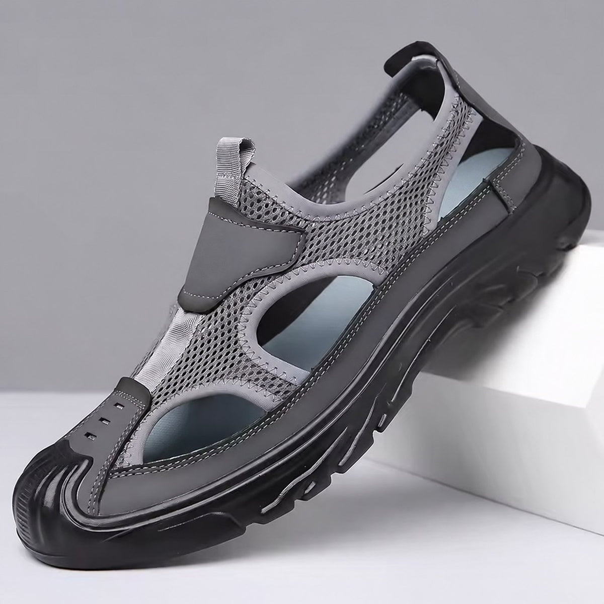 Roland | Premium Slip-On Closed Toe Sandals Image