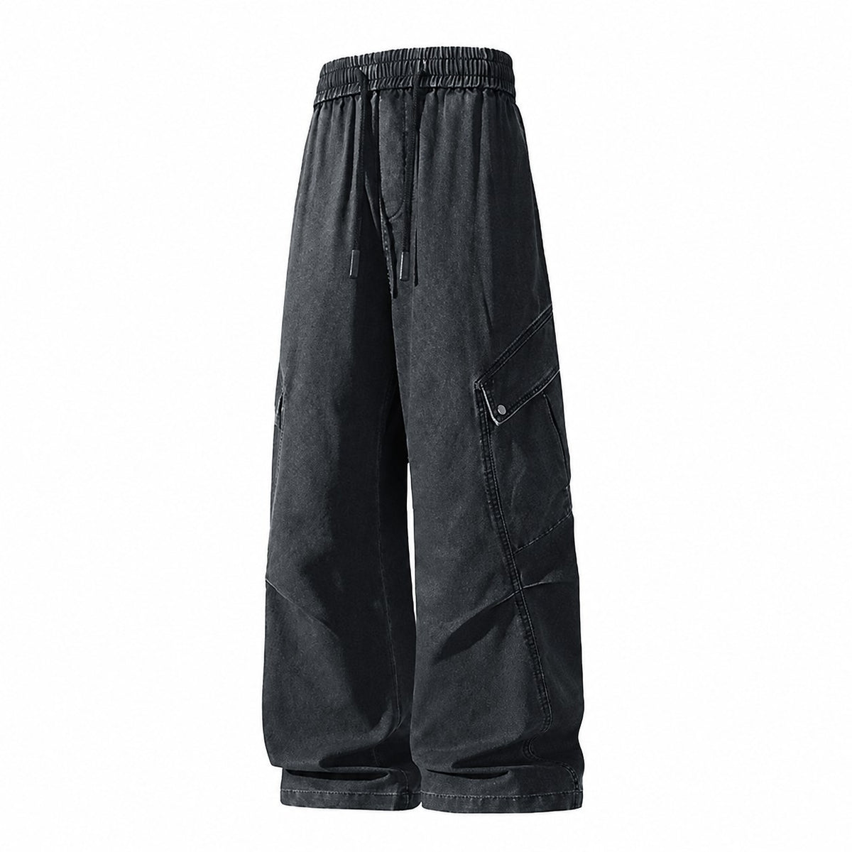 Rowan | Relaxed Wide-Leg Cargo Pants Image