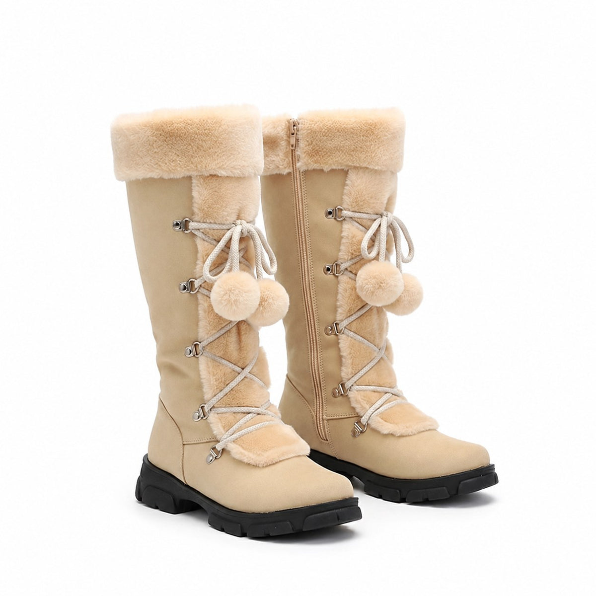 Sabrina | Cozy Lace-Up Winter Boots Image