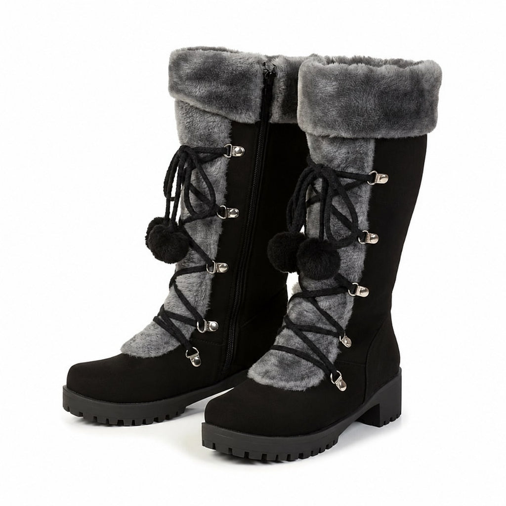 Sabrina | Cozy Lace-Up Winter Boots