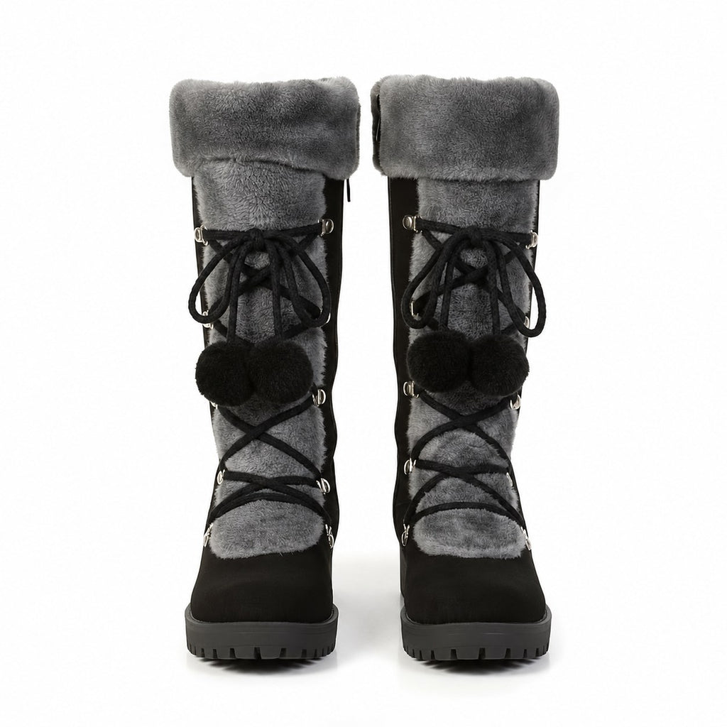 Sabrina | Cozy Lace-Up Winter Boots