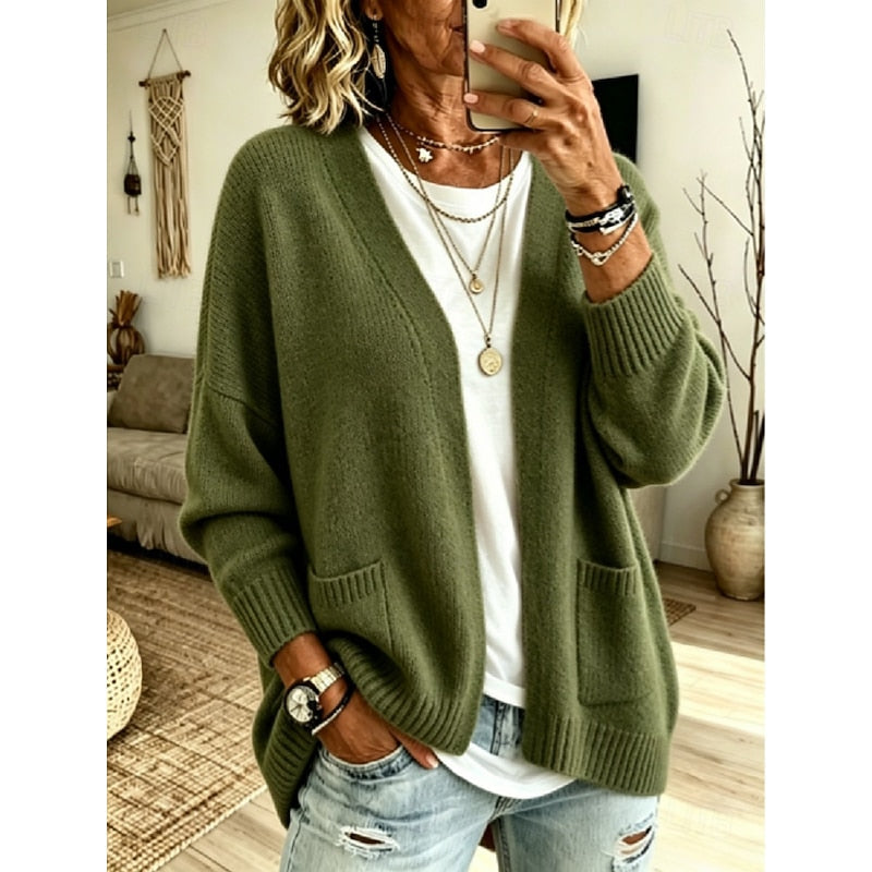 Iris | Relaxed Open-Front Cardigan Image