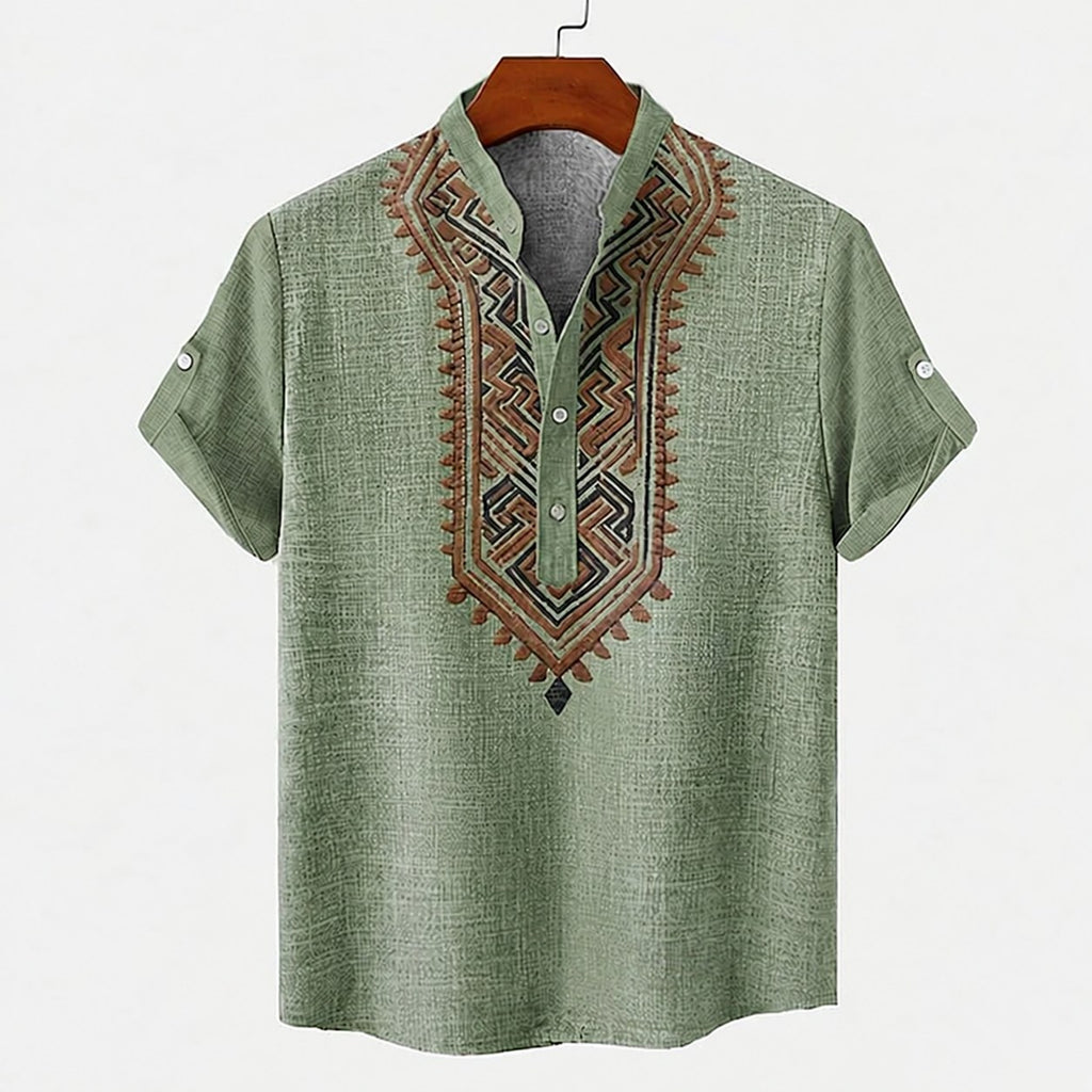 Sebastian | Embroidered Vintage Shirt