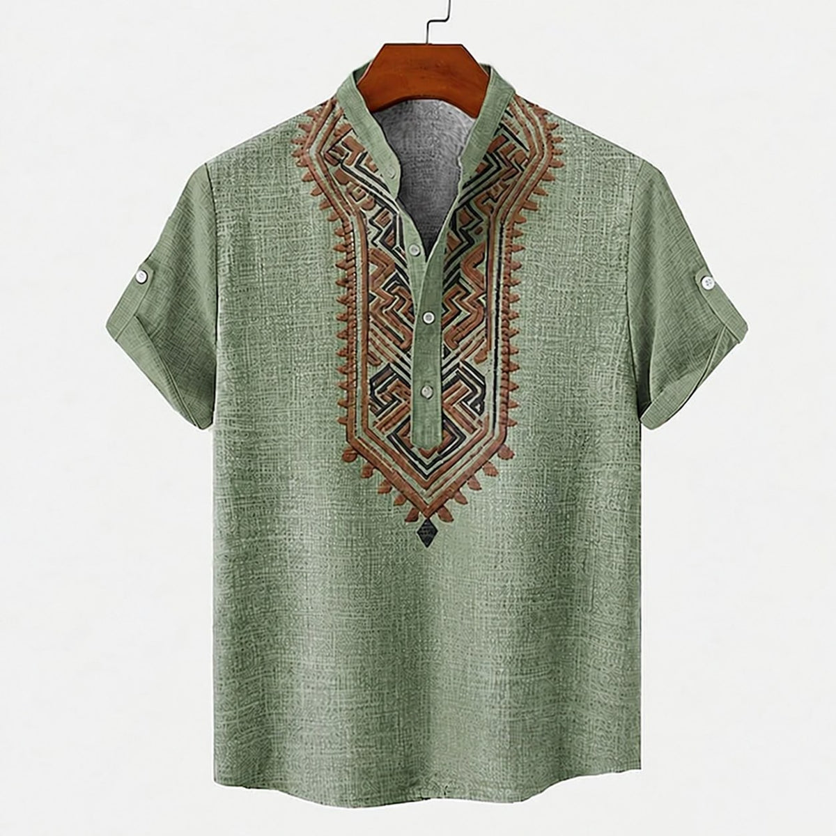 Sebastian | Embroidered Vintage Shirt