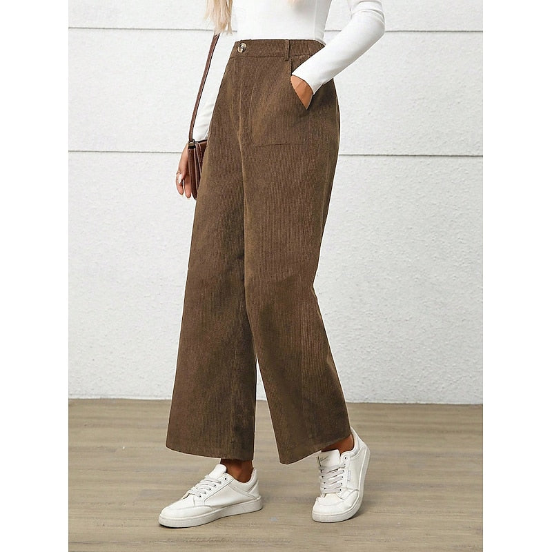 Simone | Wide-Leg High-Waist Pants Image