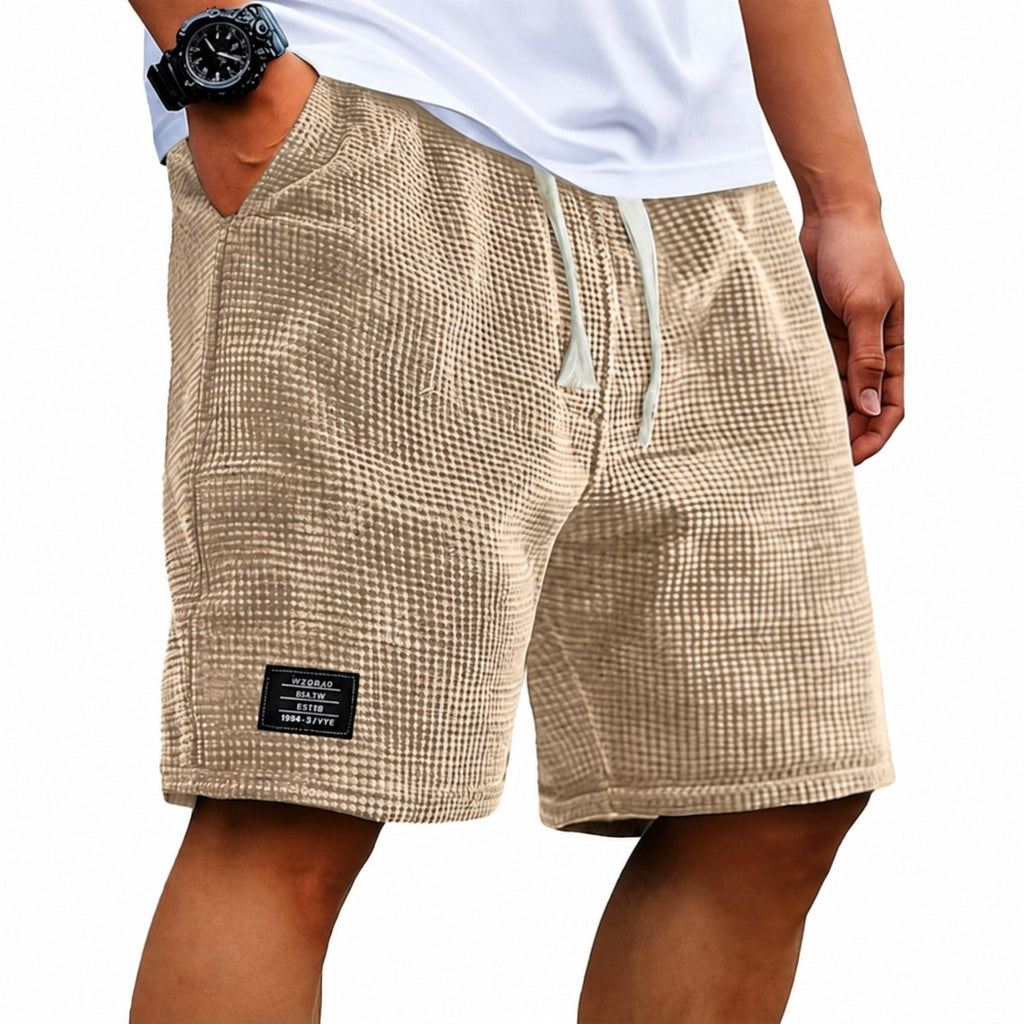 Steven | Casual Waffle Summer Shorts