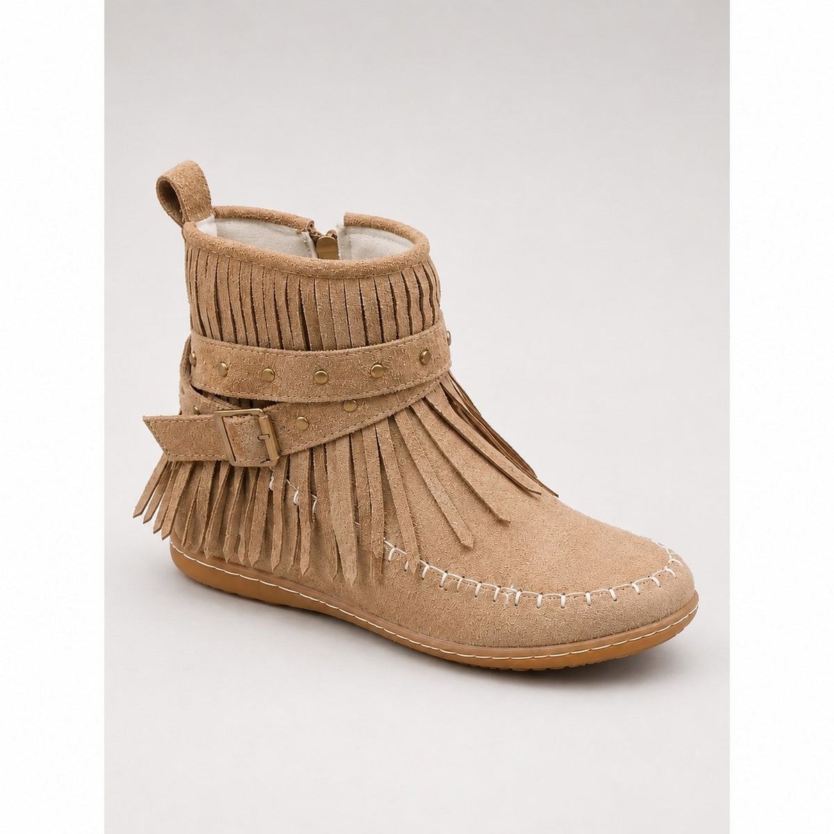 Susannah | Fringe Moccasin Ankle Boots Image