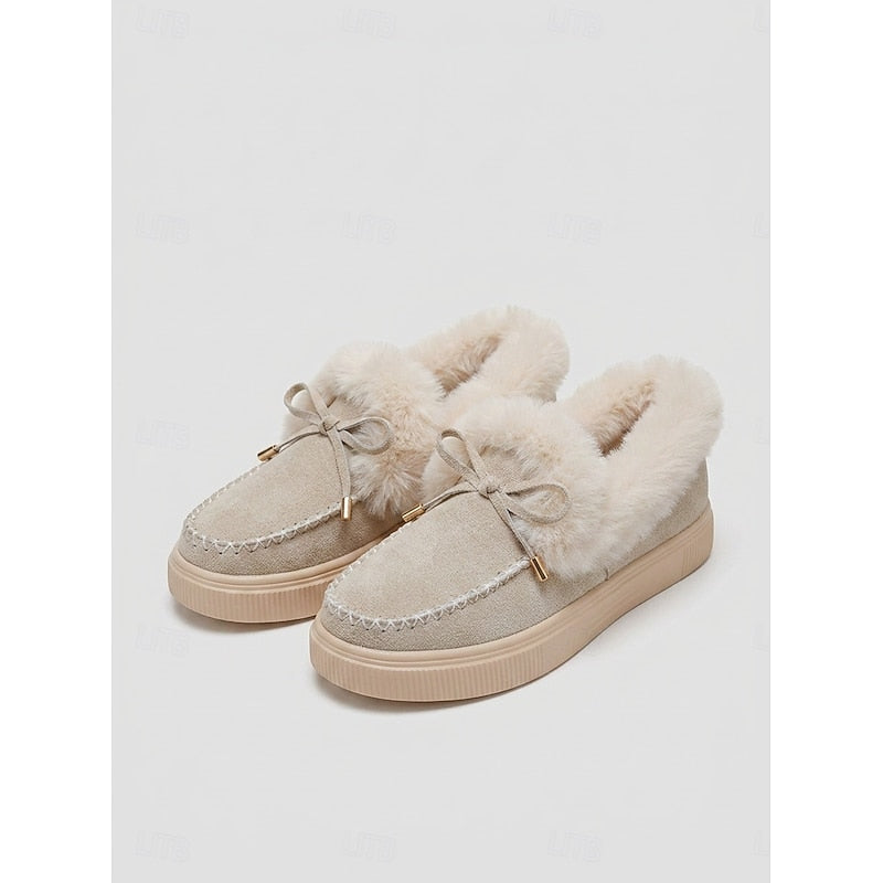 Marnelle | Cozy Fur-Lined Moccasins Image