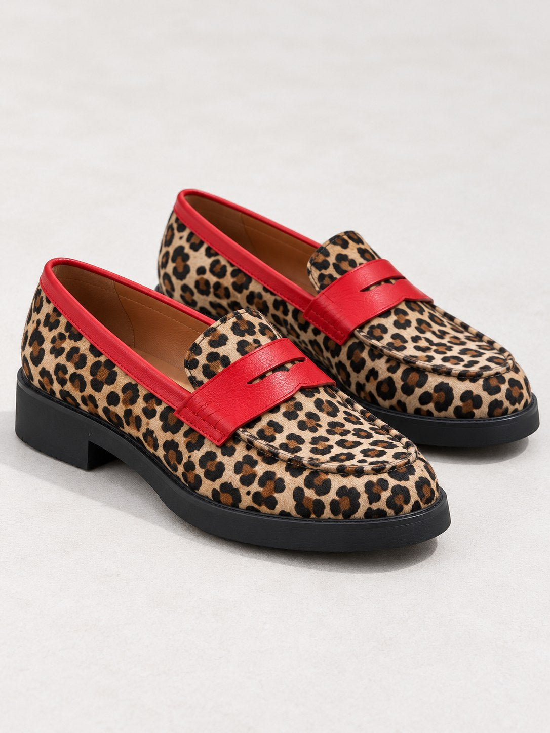 Taylor | Classic Leopard Print Loafer Image