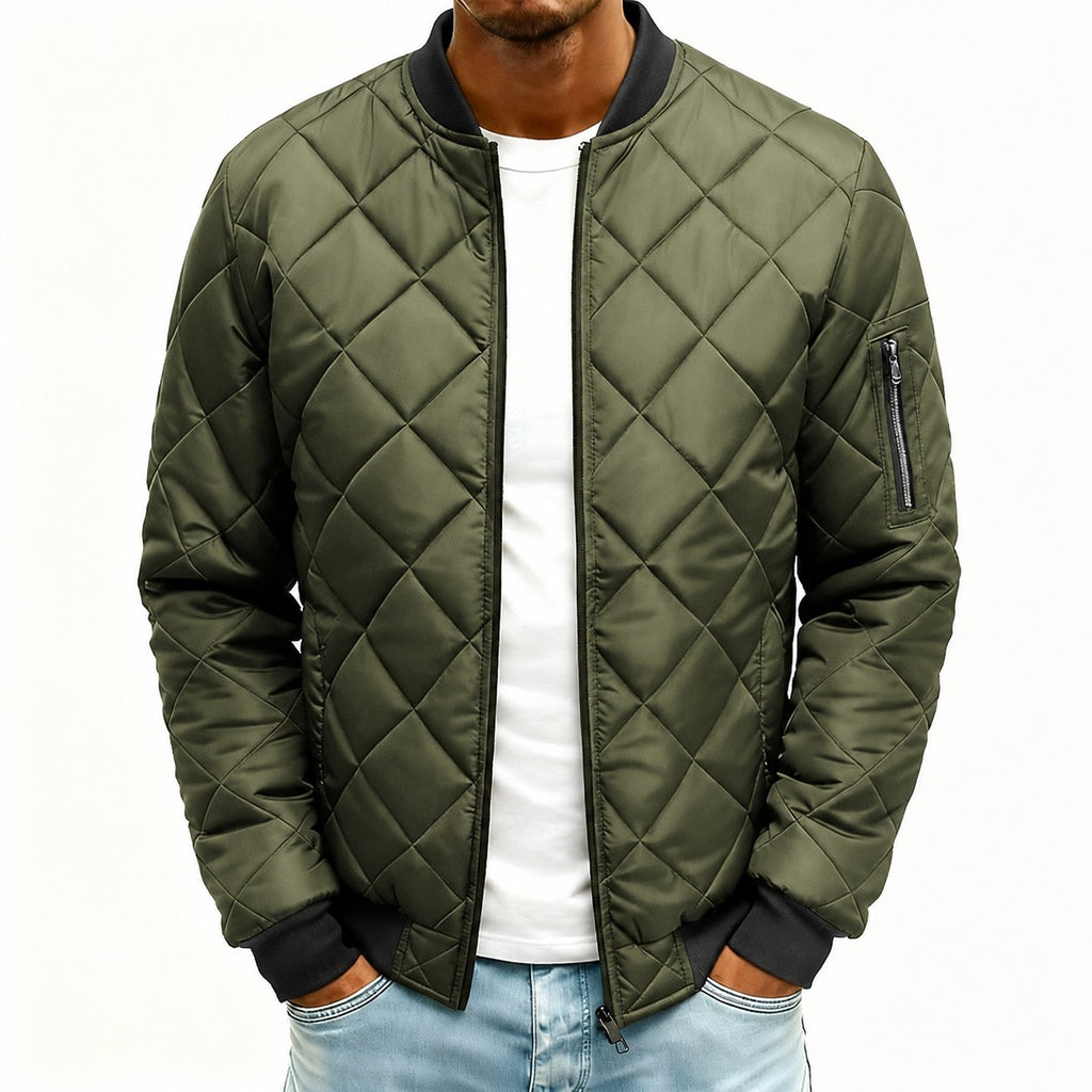 Theo | Quilted Bomber Jacket