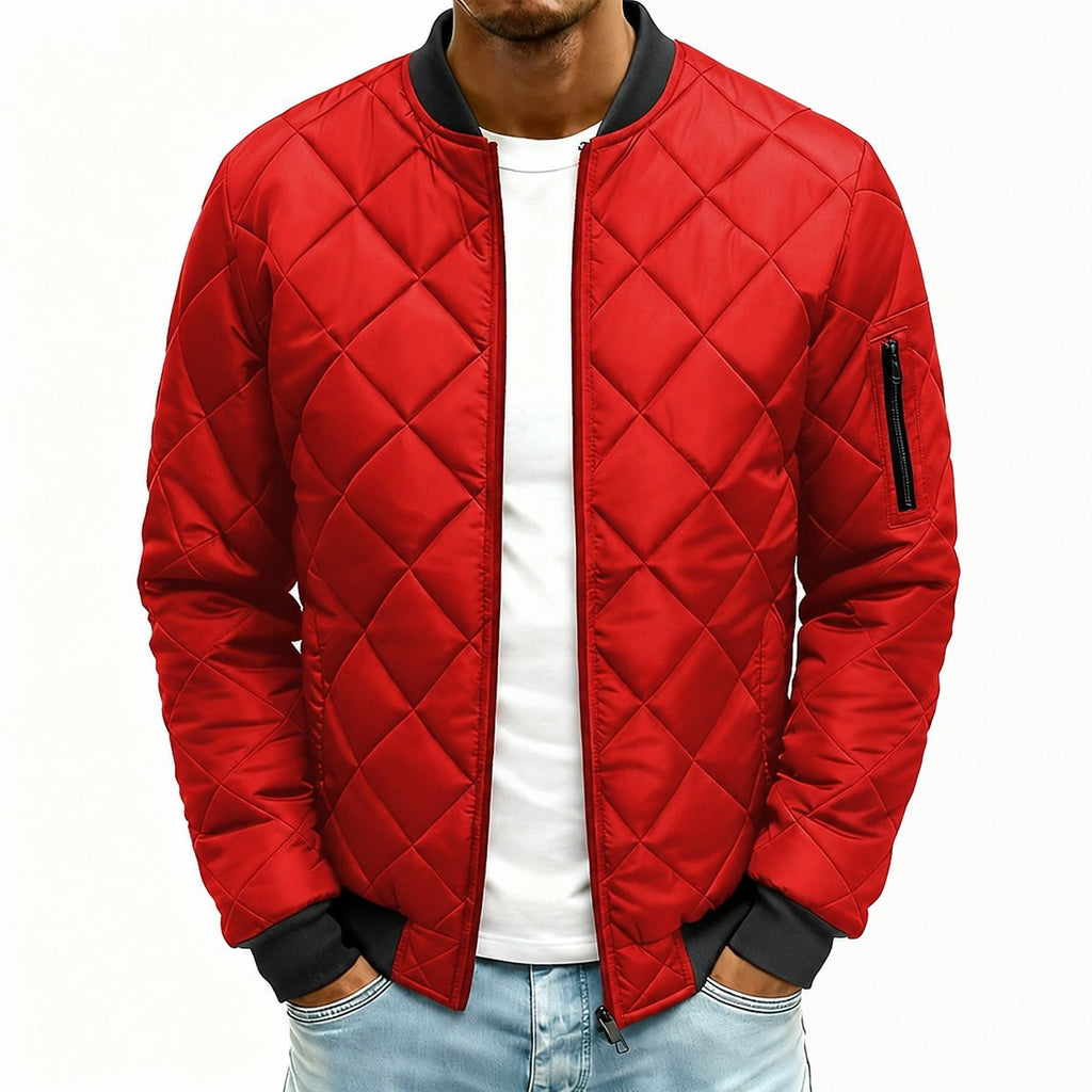 Theo | Quilted Bomber Jacket