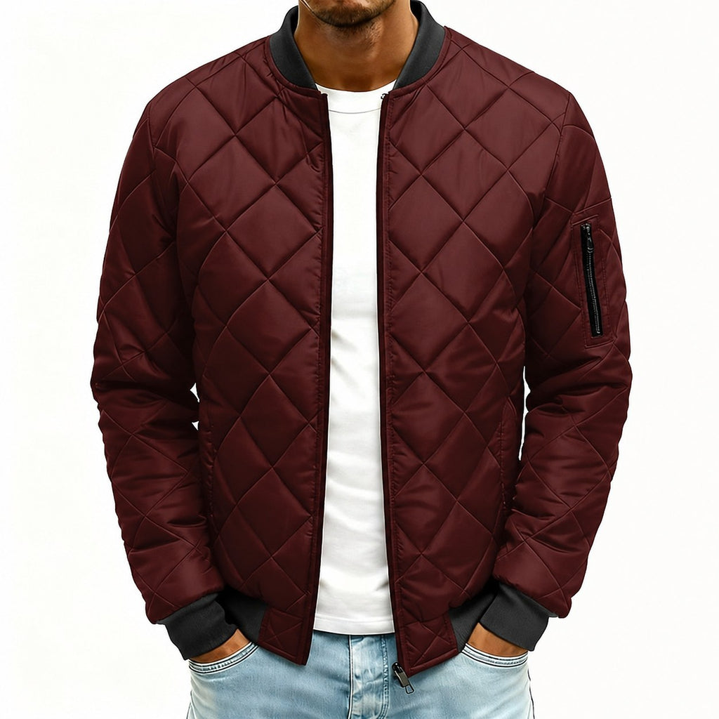 Theo | Quilted Bomber Jacket