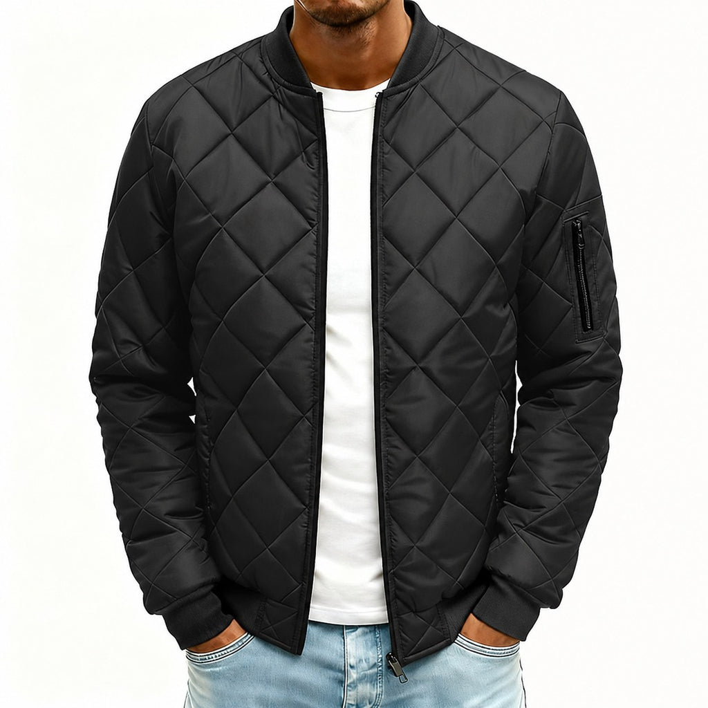 Theo | Quilted Bomber Jacket