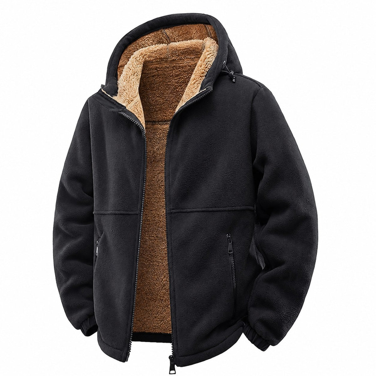 Tobias | Cozy Hooded Full-Zip Jacket Image