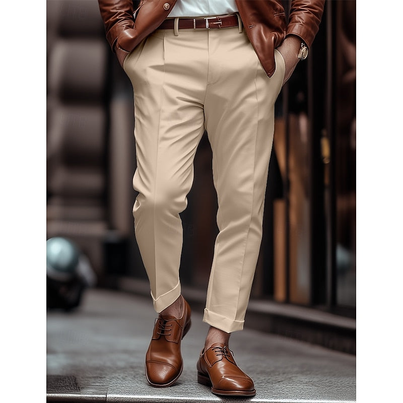 Sebastian | Tailored Pleated Trousers Image