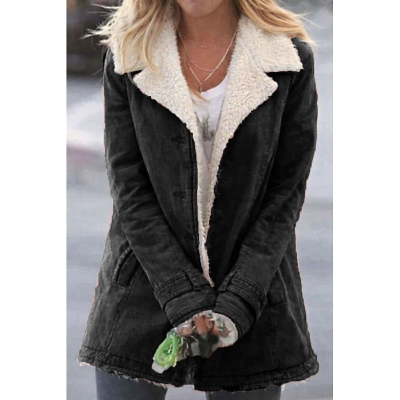 Brynn | Cozy Sherpa-Lined Coat Image