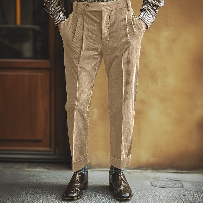 Merrick | Pleated Gurkha Trousers Image