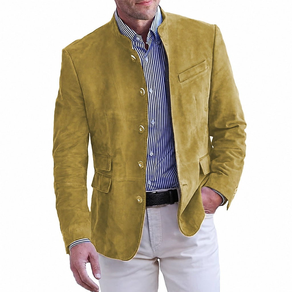 Vincent | Soft Stand-Collar Jacket