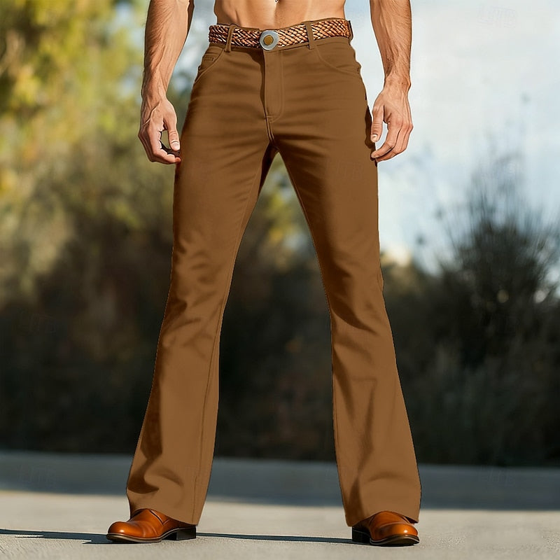 Duncan | Retro Flared Trousers Image