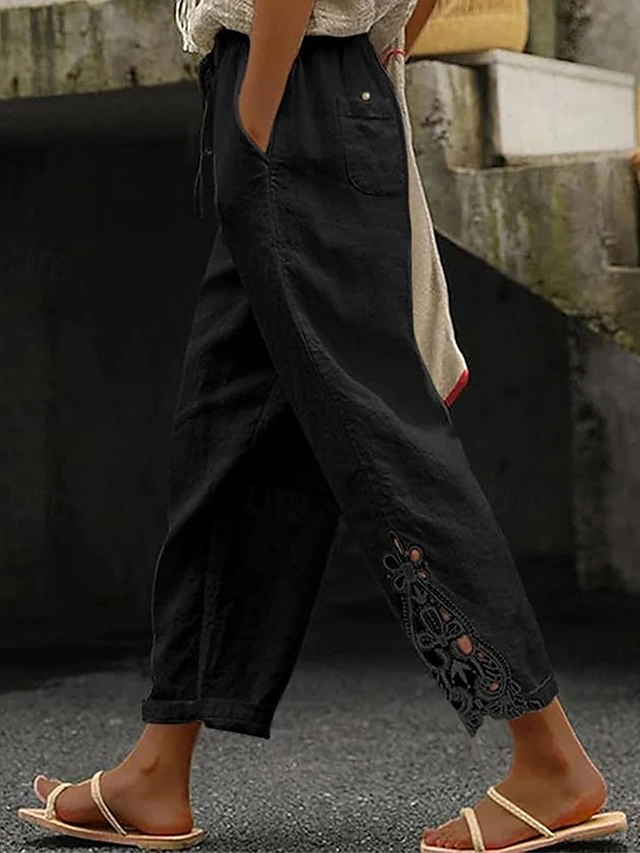 Rosalyn | Relaxed Cropped Pants Image