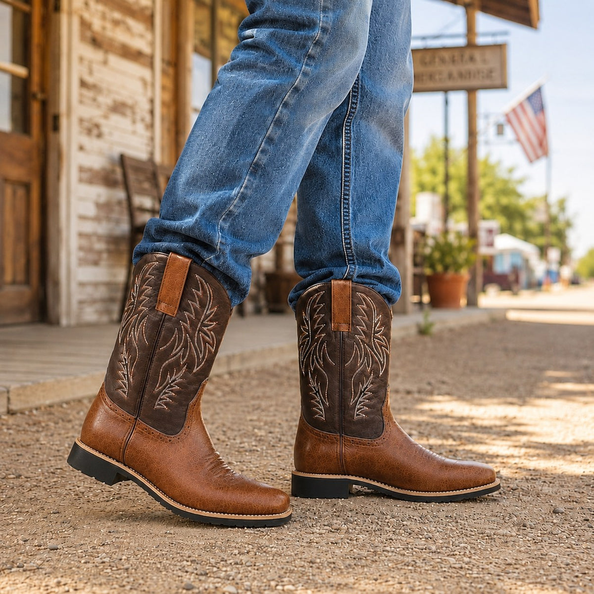 Wade | Classic Western Cowboy Boots Image