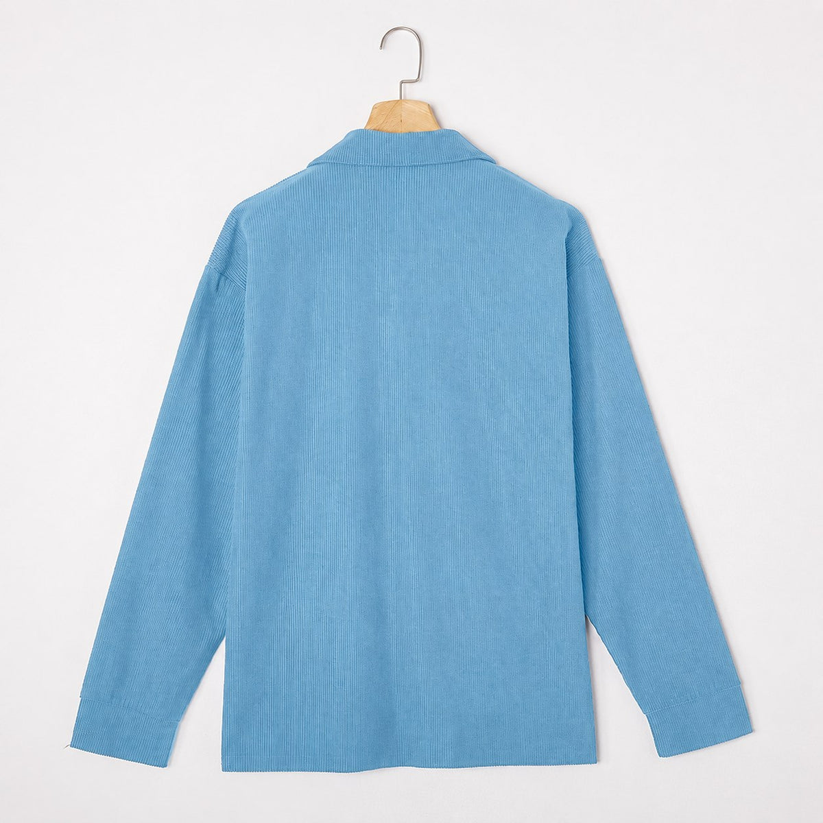 Wallace | Textured Long-Sleeve Polo Shirt