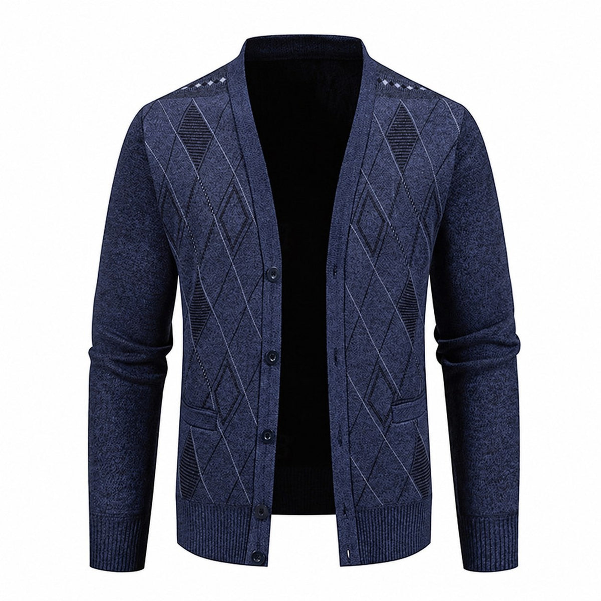 Weston | Refined Argyle Cardigan
