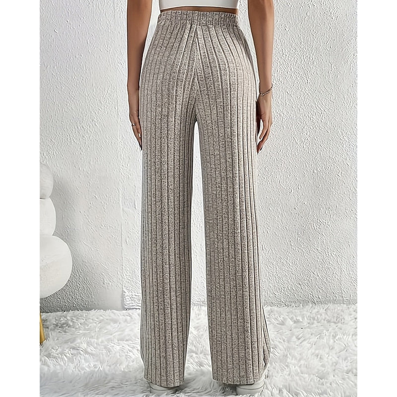 Paige | Wide-Leg High-Waist Pants Image