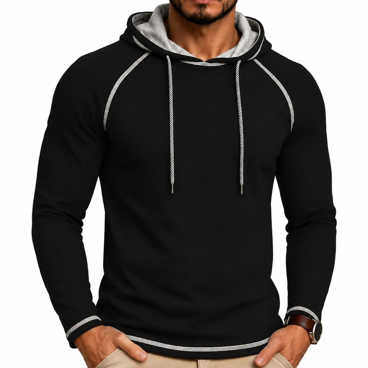 Wyatt | Classic Drawstring Hoodie Image