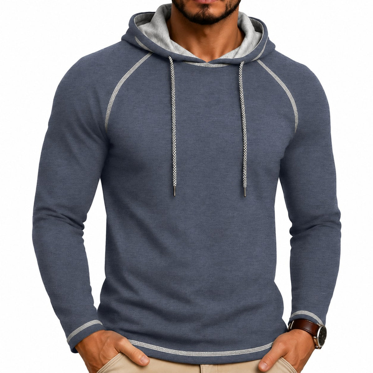 Wyatt | Classic Drawstring Hoodie