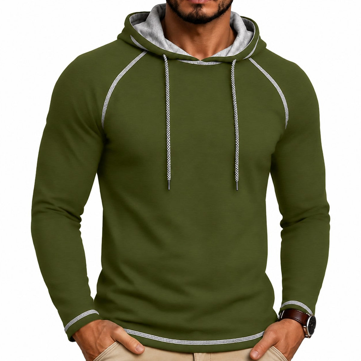 Wyatt | Classic Drawstring Hoodie