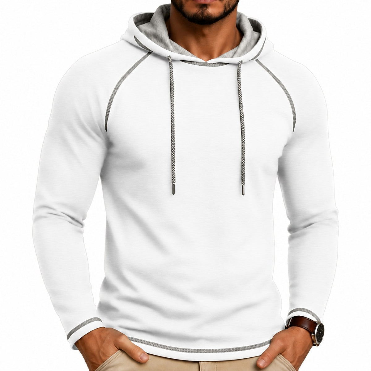 Wyatt | Classic Drawstring Hoodie