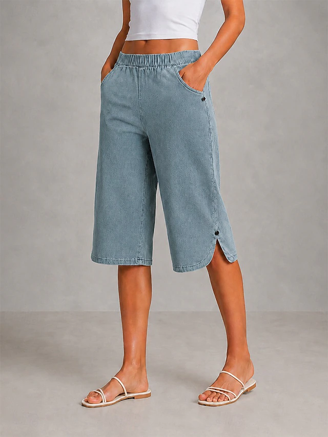 Ingrid | Relaxed Wide-Leg Capris Image