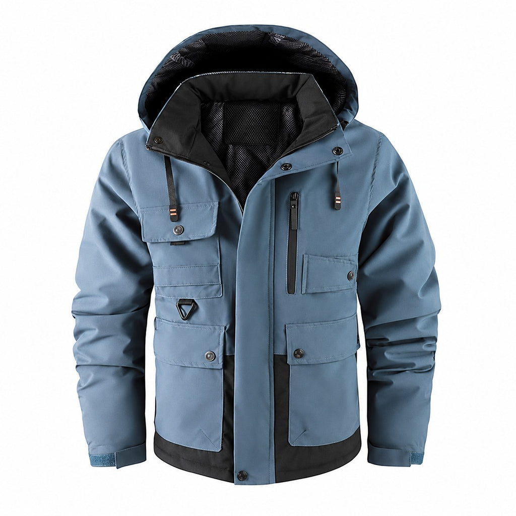 Xavier | All-Weather Hooded Utility Jacket