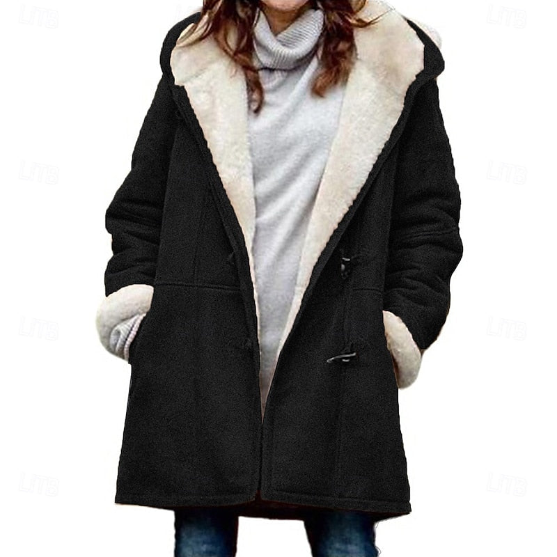 Marguerite | Cozy Hooded Winter Coat Image