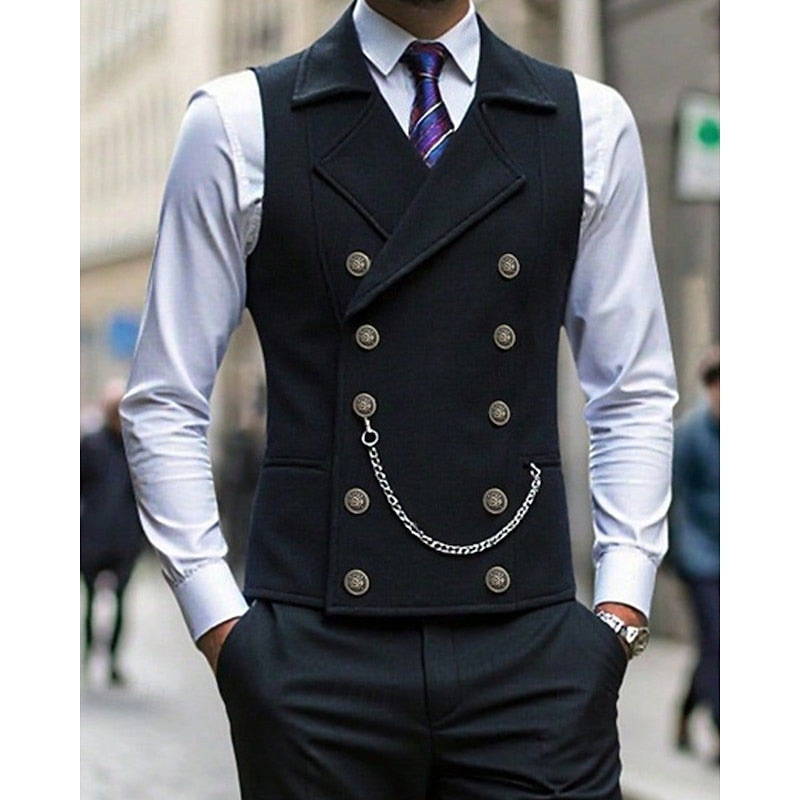Edmund | Double-Breasted Tailored Waistcoat Image