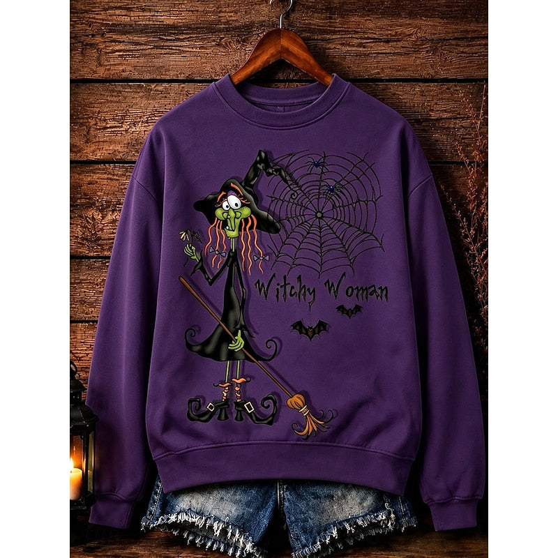 Petra | Playful Halloween Crew-Neck Sweatshirt Image