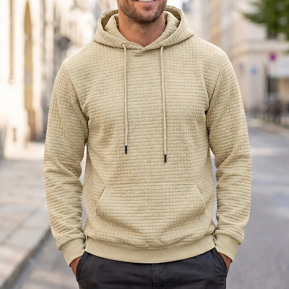 Bryce | Textured Comfort Hoodie Image