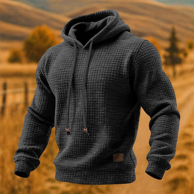 Beckett | Textured Pullover Hoodie Image
