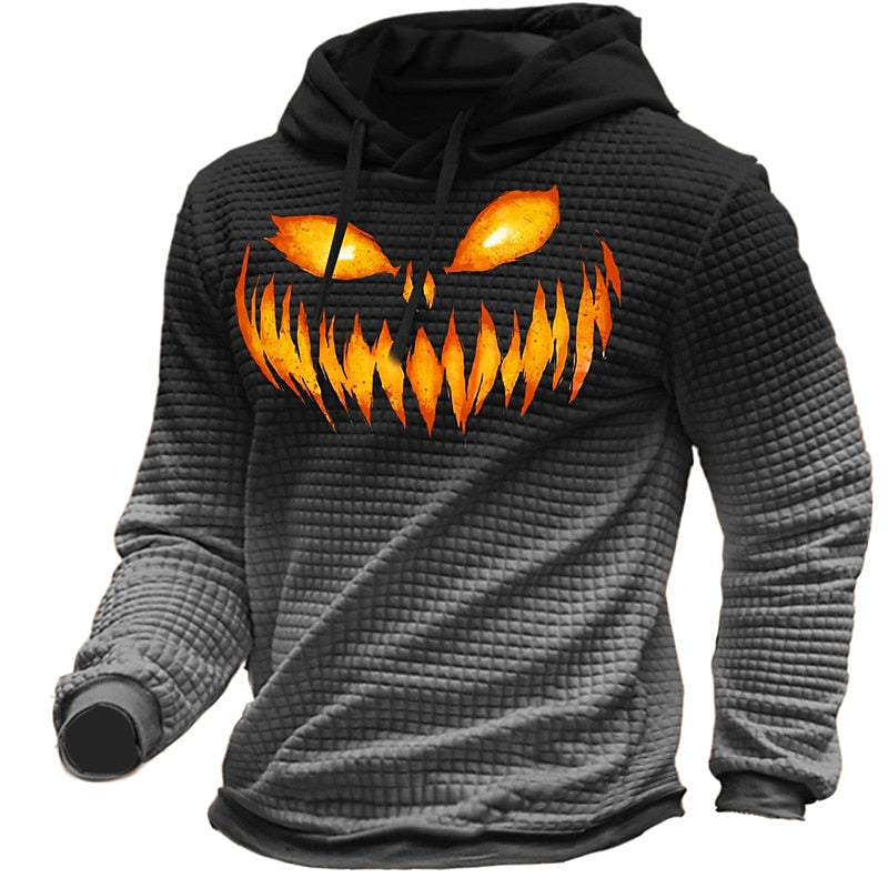Harlan | Halloween Textured Graphic Hoodie Image